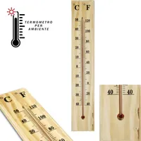 DEUBA® 3x Garten Thermometer mit Celsius Fahrenheit Skala Haushalt