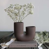 Storefactory Stråvalla Vase braun 21 cm
