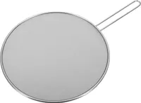 Thiru Spritzschutzdeckel ø 30 cm aus rostfreiem Edelstahl und engmaschigem Netz