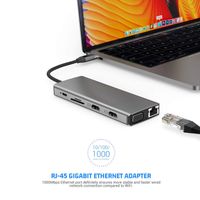 USB C Dockingstation Dual Monitor USB C Hub Multiport Adapter für MacBook Pro/Air, 12 in 1 MacBook Adapter Mac Dongle mit 4 USB, USB-C auf HDMI, VGA, 100 W PD, Audioanschluss, USB C Hub Dockingstation