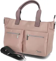 Kaerlek Damen Handtasche Rosa Nylon-