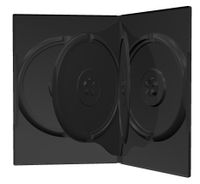 MEDIARANGE BOX17 - DVD-Hülle - 4 Disks - Schwarz - Kunststoff - 120 mm - 136 mm