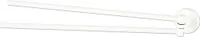 Haceka Kosmos Dubbele Handdoekhouder 5,3x40,7x5,3 cm Wit