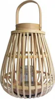 Bambusový lampáš, približne 33 x 40 x 33 cm