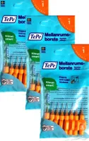 3x8 TePe Original Interdentalbürsten - 0,45mm orange
