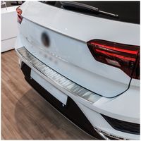 Ladekantenschutz mit Abkantung für VW T-Roc A1 Edelstahl 2017-, Farbe:Silber