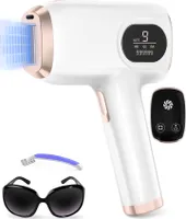 Laser Haarentfernung Haarentfernungsgerät IPL Geräte Haarentfernung Zuhause, 999,999 Lichtimpulse, Dauerhafte Schmerzlos Haarentfernung