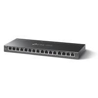 TP-LINK TL-SG116P - Niezarządzany - Gigabit Ethernet (10/100/1000) - Pełny dupleks - Montaż naścienny