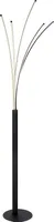 Globo Lighting Stehleuchte Metall schwarz matt, LED