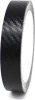 10m Zierstreifen 15mm Carbon Schwarz Auto Motorrad Dekorstreifen Seitenstreifen Boot