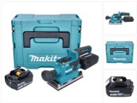 Makita DBO 382 F1J Akku Schwingschleifer 18 V 93 x 185 mm Brushless + 1x Akku 3,0 Ah + Makpac - ohne Ladegerät