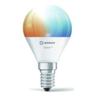 LEDVANCE Smarte LED-Lampe mit WiFi Technologie, Sockel E14, Dimmbar, Lichtfarbe änderbar (2700-6500K), ersetzt Glühlampen mit 40 W, SMART+ WiFi Mini Bulb Tunable White, 1er-Pack