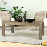Indoba Couchtisch - Massivholz - rechteckig - 600 x 1100 x 400 - IND-70177-TI - washed grey
