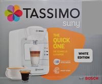 Kapsulový kávovar Bosch Tassimo Suny TAS3104, rýchla a jednoduchá príprava, plne automatický, vhodný pre všetky šálky - biely