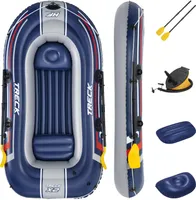 Bestway 61068 - Łódź nadmuchiwana - Treck X2 (255x127cm) Łódź wiosłowa Łódź wiosłowa