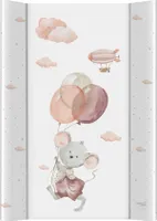 Ceba Baby® Mata do przewijania Mata do przewijania - 2 kliny do łóżeczka 70x50 cm - Mata na przewijak - Wodoodporna i zmywalna - Basic - Mouse