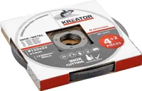 sada 6 rezných kotúčov 6 ks ø 125 mm x 1 mm pre INOX, nerezovú oceľ, kov - KRT070420