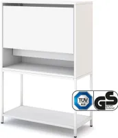 ASSMANN Sekretär Cubas Basic Weiß, 60x50cm,