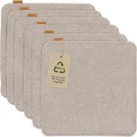 Sitzkissen mit Antirutschnoppen 6er-Set