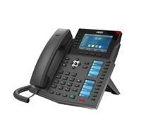 Fanvil X6U - IP-Telefon - Schwarz - Kabelgebundenes Mobilteil - 20 Zeilen - LCD - 10,9 cm (4.3 Zoll)