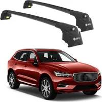 TURTLE STREŠNÝ NOSIČ AIR-2 , Čierna VOLVO XC60 ALL 2018 - 2024 (SUV)