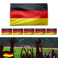 6er Set Flaggen mit Holzstab 30 x 45 cm Deutschlandfahnen