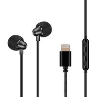 Lightning Kopfhörer, Noise-Cancelling Kopfhörer mit Mikrofon mit Kabel in Ear Kopfhörer mit Lightning Anschluss Kompatibel