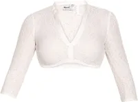 Marjo - Damen Dirndl Bluse, Dilana Linda (944300-020037), Größe:32, Farbe:Off White (3497)