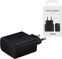 Samsung Schnellladegerät 45W mit USB-C-Ladekabel 1m schwarz