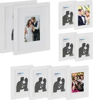 relaxdays Bilderrahmen 10er Set