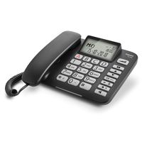 Gigaset DL580 Telefon Analoges Telefon Anrufer-Identifikation Schwarz