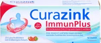 Curazink Immunplus pastilky s jahodovou příchutí, 20 tablet