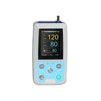 CONTEC ABPM50 Ambulantes Blutdruckmessgerät 24h NIBP Holter-Maschine, USB + PC-Software, Erwachsene