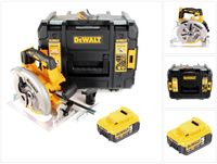 Dewalt DCS 570 NT akumulatorowa pilarka tarczowa 18V 184mm bezszczotkowa + 1x akumulator 5,0Ah + TSTAK - bez ładowarki