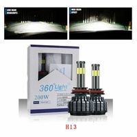 Leap 360° 6-seitiges H13/9008 LED-Scheinwerferlampen-Set, Hi-/Abblendlicht, 200 W, 20.000 lm, 6.000 K