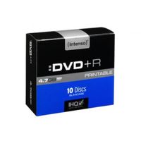 Intenso DVD+R bedruckbar 4,7 GB 16x Speed - 10stk Slim Case