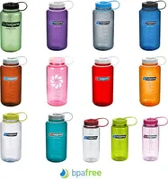 Nalgene WM Trinkflasche Sport Flasche Wasserflasche BPA-frei 16oz, 32oz, 48oz, Größe:32oz, Nalgene Farbe:Cosmo Bottle With Silver Cap