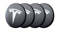 Loga (4x) pro kryty nábojů vozů Tesla Model 3/Y
