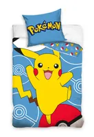 Carbotex POKEMON  Wendebettwäsche Set für Kinder, Jugendliche und Erwachsene 135x200/80x80cm POK2408015