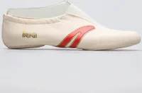 Baletki gimnastyczne white || beige (IWA 502 kremowe)