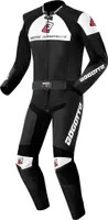 Bogotto Losail 2-Teiler Motorrad Lederkombi, schwarz/weiß, 50