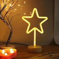Dekorative Neon-LED-Sternleuchte