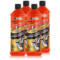 Drano Power-Gel Rohrfrei 1 Liter - Löst sogar Haare (4er Pack)