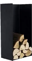Metallregal für Kaminholz und Briketts, Feuerholzregal, Holzregal