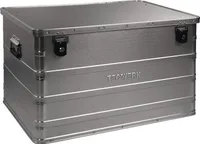Aluminiumbox L790xB560xH475mm 184 l mit Klappverschluss und Zylinderschloss