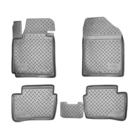 gumowe dywaniki podłogowe 3D do KIA Picanto | model TA | rok 2011-2017 | idealne dopasowanie z obramowaniem