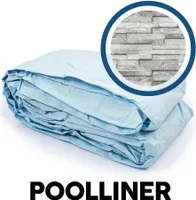 Bestway® Ersatzteil Poolfolie Steinwand (cremegr.) Power Steel™ Swim Vista Pool 488x305x107 cm, oval