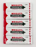 Wrigley‘s Spearmint Kaugummi - 5 Packungen - 5x 5 Streifen - 25 Stück
