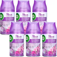 6x Air Wick Freshmatic Zahrady dětství 250ml | Vůně čerstvě rostoucích keřů a travin, kvetoucích růží a zralých malin