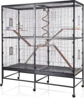 Nagerkäfig Sevilla 150 antik-platinum mit Holzkit von Montana Cages